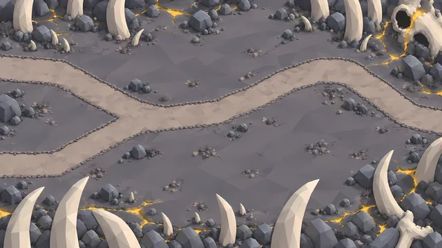 Battle 3 map: Rib Valley