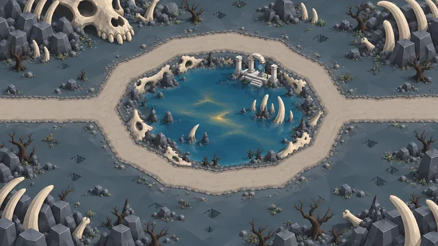 Battle 6 map: Eye Lake